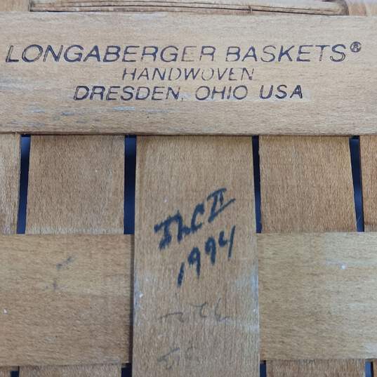 Vintage Longaberger Woven Basket image number 5