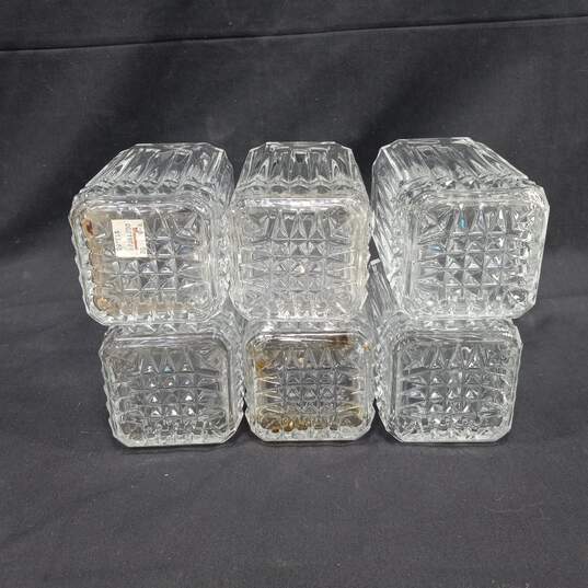 Set of 6 8.5" Crystal Decanters with Lids image number 4