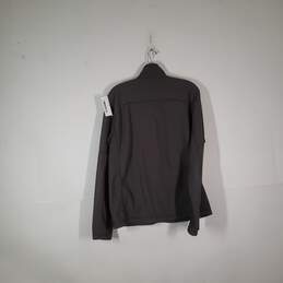 Mens Mock Neck Zipped Pocket Long Sleeve Full-Zip Jacket Size Medium alternative image