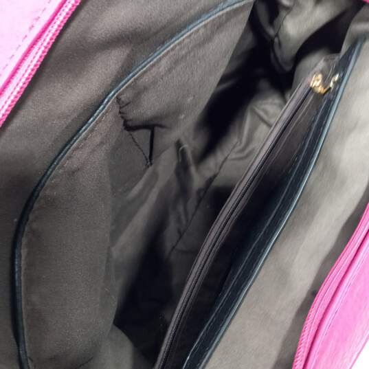Michael Kors Purple Leather Shoulder Bag image number 5
