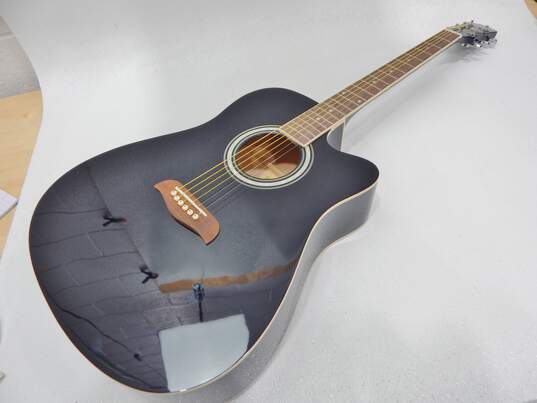 Oscar Schmidt by Washburn Model OD45CBPAK-W Acoustic Guitar w/ Soft Gig Bag image number 2
