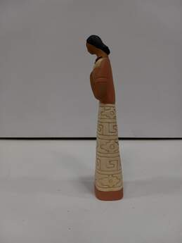 Tall Woman w/ Necklace Pottery Sculpture Figure alternative image