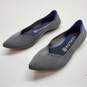 WOMENS ROTHY'S CLASSIC GREY FLATS SIZE 9 image number 1