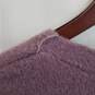 Zara dusty purple pink cropped fluffy cardigan M image number 2