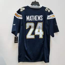 Mens Blue Los Angeles Chargers Ryan Mathews#24 Football NFL Jersey Size XXL alternative image