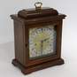 Ridgeway Franz Hermle Westminster Chime 2 Jewel Oak Bracket Clock w/ Key image number 1