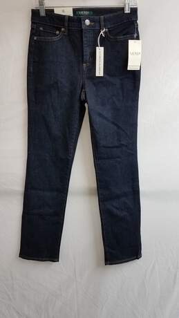 Ralph Lauren Premier Straight Dark Wash Jeans - WM Size 4