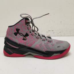 Under Armour Curry 2 Mother's Day Sneakers Grey Pink 8