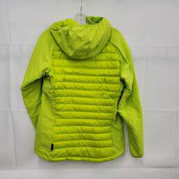 Jack Wolfskin WM's Yellow Nylon Puffer Jacket & Hood Size M alternative image