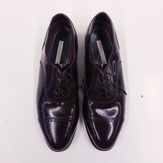 Florsheim Oxblood Leather Oxford Captoe Dress Shoes Men's Size 10 D image number 5