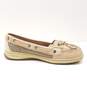 Sperry Angelfish Linen Boat Shoes Oat 6 image number 1