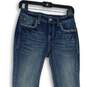 Womens Blue Denim Medium Wash 5-Pocket Design Bootcut Jeans Size 25 image number 3
