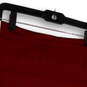 Womens Red Flat Front Elastic Waist Pull-On Bandage Skirt Size Medium image number 3