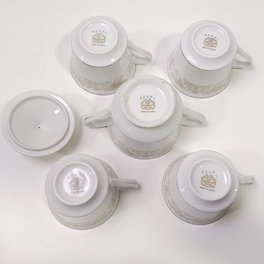 9pc. Regal By Diamond China Cup & Saucer Set image number 5