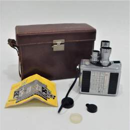 Wollensak Eight Model 23 Movie Camera w/ Manual & Case