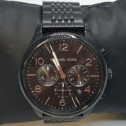 Michael Kors 41mm Case Black Stainless Steel Chronograph Men's Quartz Watch