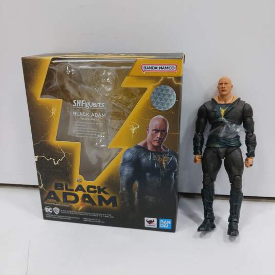 Pair Of Black Adam Action FIgures by SH Figuarts and Spin Master W/ Boxes image number 3