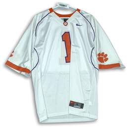 Nike Team White Orange Mens Jersey #1 Size L