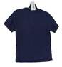 Womens Navy Blue Short Sleeve V Neck Pullover T-Shirt Size Medium image number 1