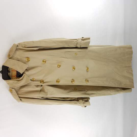 Buy the Burberry Men Brown The Long Kensington Heritage Trench Coat ...
