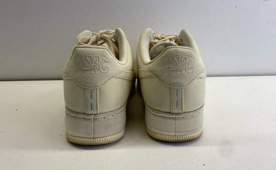 Nike Air Force 1 Low NYC Procell Wildcard Beige Sneakers CJ0691-100 Size 10.5 image number 4