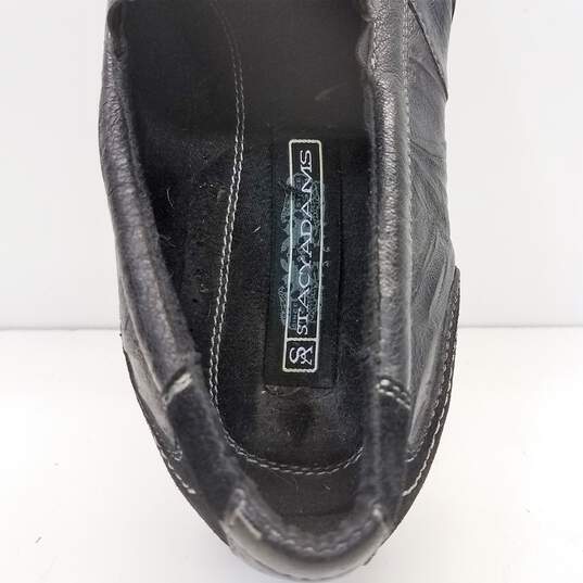 Stacy Adams Black Leather Slip on Loafers Men's Size 10.5M image number 3