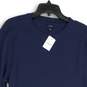 NWT J. Crew Mens Navy Blue Knitted Crew Neck Long Sleeve Pullover Sweater Size L image number 3