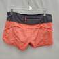 Lululemon WM's Run Speed Pink & Heathered Gray Shorts Size 10 image number 2