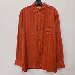 Men's Orange Shirt Size Medium