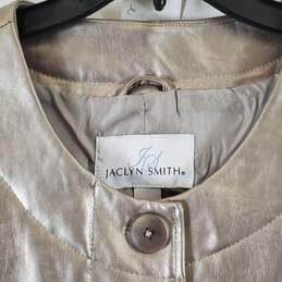 Jaclyn Smith Women's Silver Holiday Jacket SZ M NWT alternative image