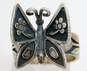 James Avery 925 Mariposa Butterfly Flower Overlays Ring 8.6g image number 1