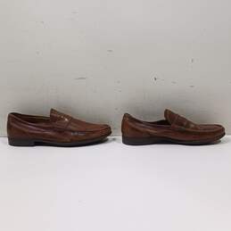 Vera Gomma Brown Leather Loafers Men's Size 13 alternative image