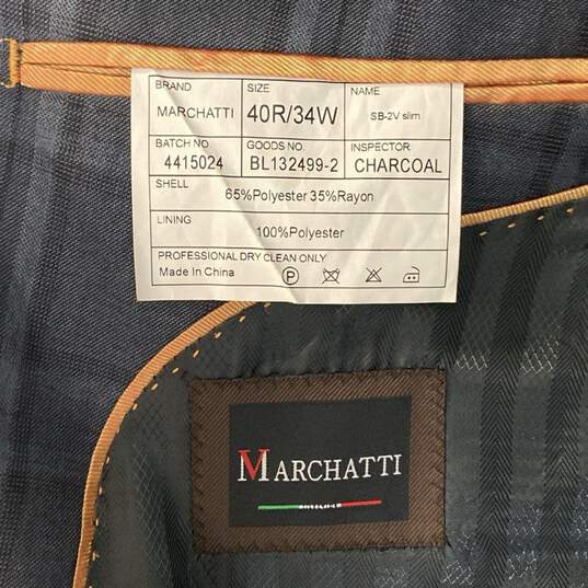Marchatti Gray Jacket - Size 40R/34W image number 4