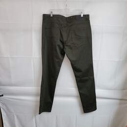 Zara Olive Green Skinny Fit Pant MN Size 46 NWT alternative image