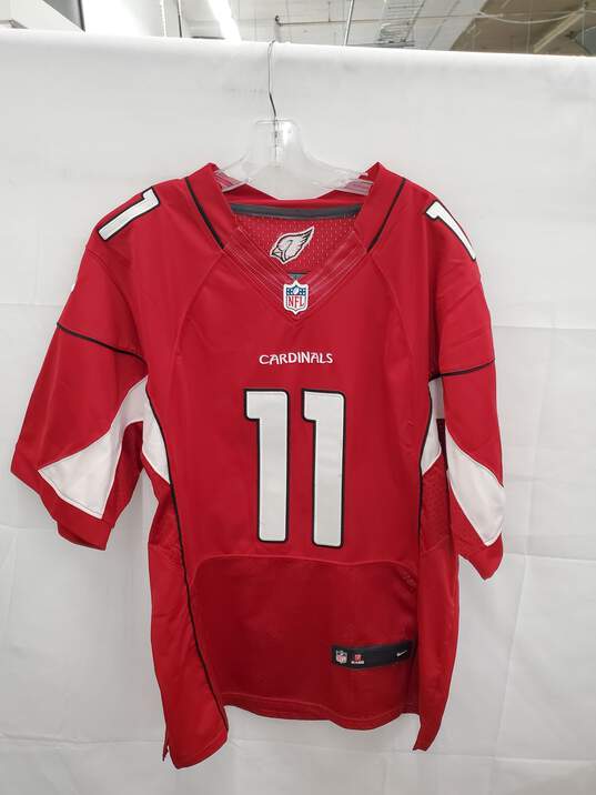 Larry Fitzgerald Arizona Cardinals Reebok stitched red jersey Size-40 Used image number 1