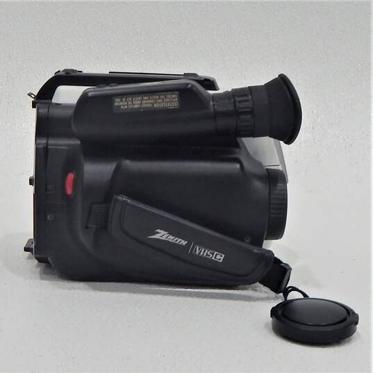 Zenith Compact VM6700C VHS-C Video Movie CamCorder w/ Hard Case & Accessories image number 3