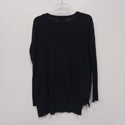 Topshop V-Neck Style Pullover Black Sweater Size 2 alternative image