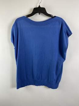 Talbots Women Blue Sweater Vest 1X NWT