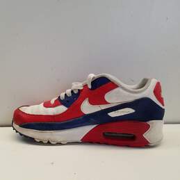 Nike Air Max 90 USA (GS) Athletic Shoes Deep Royal University Red DA9022-100 Size 5Y Women's Size 6.5