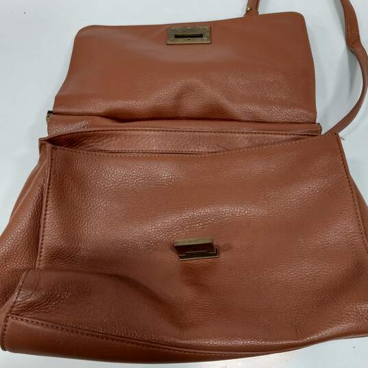 Women's Badgley Mischka Brown Cowhide and Leather Handbag image number 4