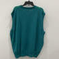 NWT Mens Green Blue V-Neck Sleeveless Regular Fit Pullover Vest Size XXL image number 2
