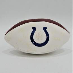 Indianapolis Colts Team Signed Football HOF Manning+