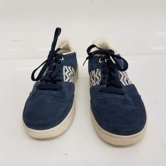 N'Go Blue Suede Sneakers Size 7 image number 4