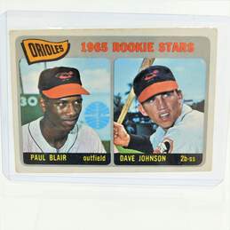 1965 Paul Blair/Davey Johnson Topps Rookie #473 Baltimore Orioles