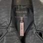 Victoria Secret Women Black Faux Leather Jacket L NWT image number 3