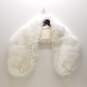 Unbranded White Fur Women's Shawl image number 2