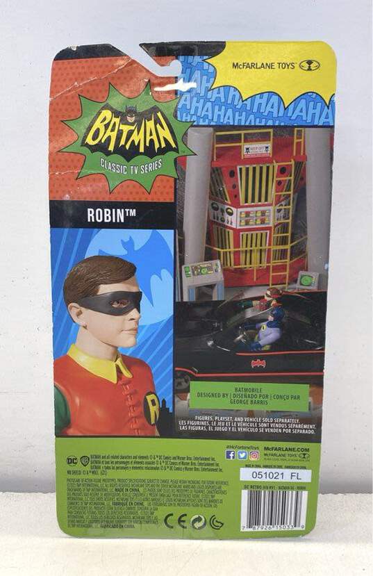DC McFarlane Toys Retro Batman 66 - 6" Robin Figure image number 3