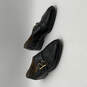 Mens Black Leather Almond Toe Slip-On Monk Strap Dress Shoes Size 8M image number 1