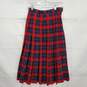 VTG Pendleton WM's 100% Virgin Wool Mason Red Tartan Plaid Skirt Size 4 image number 2