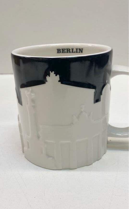 Starbucks City Mug Cup Relief Series Berlin Germany black and white 16oz image number 3
